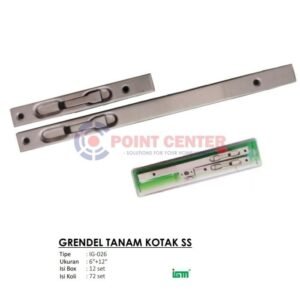 TERMURAH IGM IG 026 GRENDEL TANAM GRENDEL PINTU SLOT PINTU DOBEL 6+12'