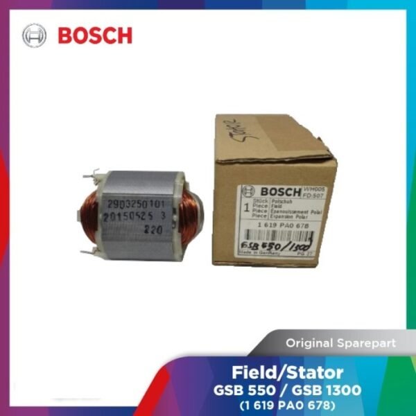 TERMURAH 1619PA0678 BOSCH FIELD STATOR GSB 550, GSB 1300 / SPARE PART - Image 2