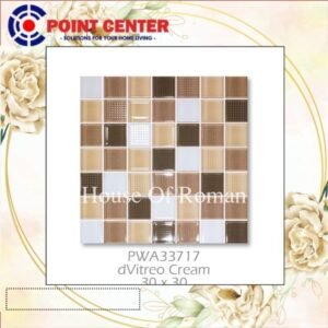 TERMURAH ROMAN KERAMIK PRE CUT 30 X 30 PWA33717 DVITREO CREAM GOL B