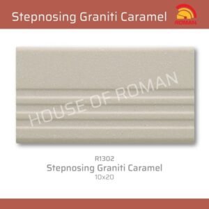 Termurah ROMAN KERAMIK Stepnosing Graniti Caramel 10x20 R1302 Gol A