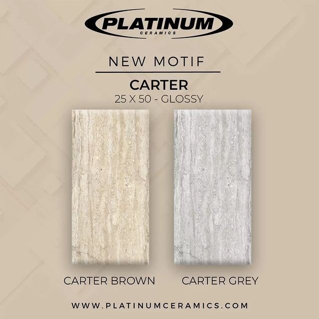 TERMURAH PLATINUM KERAMIK 25/50 CARTER BROWN - Image 2
