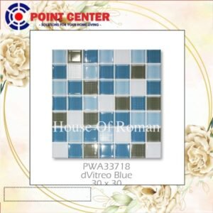 TERMURAH ROMAN KERAMIK PRE CUT 30 X 30 PWA33718 DVITREO BLUE GOL B