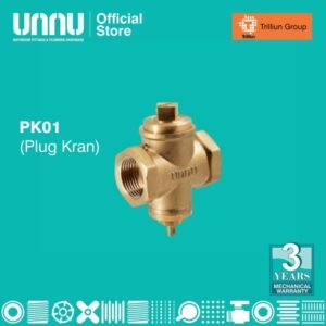TERMURAH UNNU PLUG KRAN KUNINGAN - PK01 1/2 INCHI