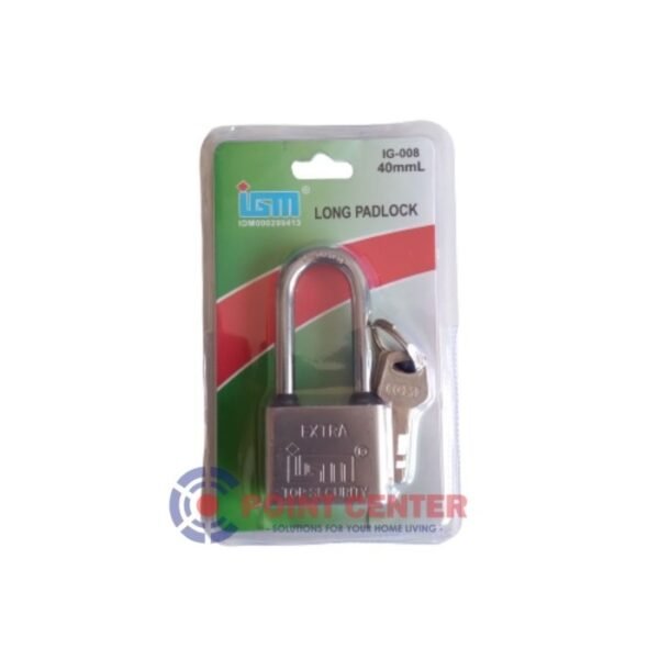 TERMURAH IGM IG-008 40L GEMBOK BESI JUMBO 40MM LEHER PANJANG