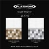 TERMURAH PLATINUM KERAMIK 25/40 HARVEY GREY EMBOSSED - Image 2