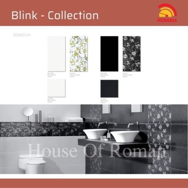 TERMURAH ROMAN INSERTO 30 X 60 I60C0009 BELEZZA BLACK GOL C - Image 3