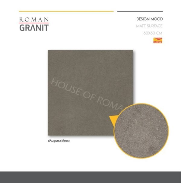TERMURAH ROMAN GRANIT 60 X 60 GT602132CR DAUGUSTA MOCCA - Image 3