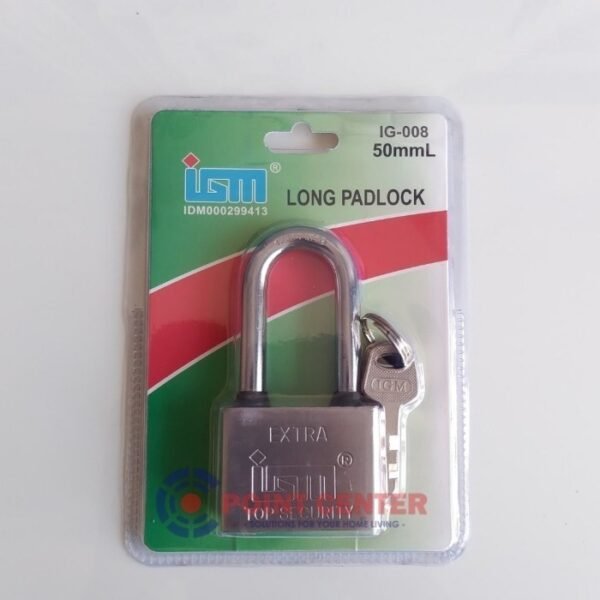 TERMURAH IGM IG 008 50L KUNCI GEMBOK BESI 50MM LEHER PANJANG - Image 2