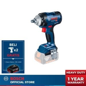 TERMURAH BOSCH GDS 18V-400 PROFESSIONAL IMPACT WRENCH UNIT ONLY