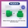 TERMURAH VLOK SOCK 1-1/4 X 3/4 REDUCER FEMALE 40 X 25MM RUCIKA TIGRIS