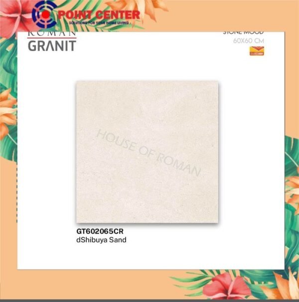 TERMURAH ROMAN GRANIT 60 X 60 GT602065CR DSHIBUYA SAND