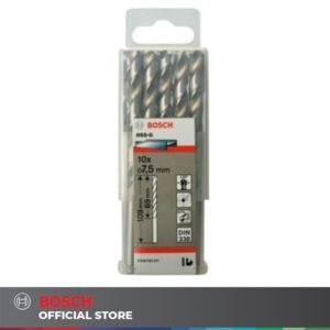 TERMURAH BOSCH MATA BOR HSS-G METAL DRILL BIT 7.5 MM X 10 PCS