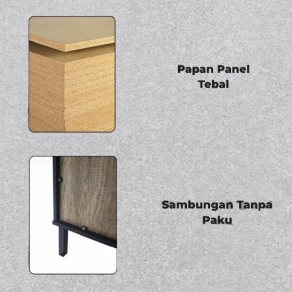 TERMURAH ACTIV FURNITUR JAZZ AUSTIN LL 120 LEMARI LACI RAK 2 X 3 SUSUN - Image 5