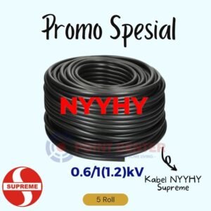 TERMURAH PROMO KABEL SUPREME NYYHY 4 X 4 PER ROLL 100M INDUSTRI