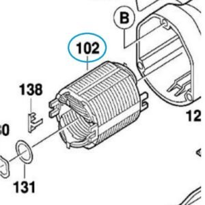 TERMURAH 2604220502 BOSCH FIELD STATOR GSG 300 / SPARE PART