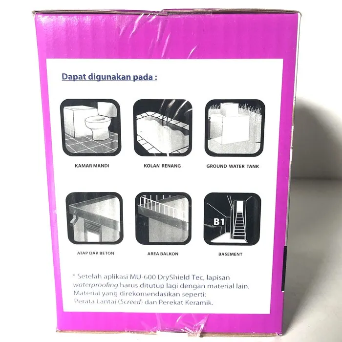 TERMURAH MORTAR UTAMA MU-600 DRYSHIELD PELAPIS KEDAP AIR 3KG SET - Image 2