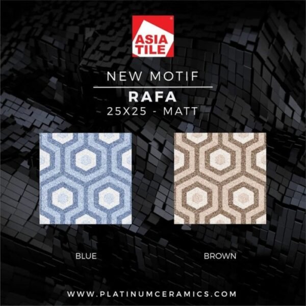 TERMURAH ASIA KERAMIK 25/25 RAFA BLUE - Image 3
