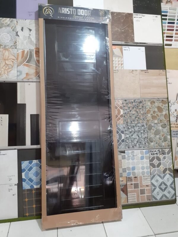 TERMURAH ARISTO DOOR PINTU KAMAR MANDI PINTU UPVC HITAM BLACK SERIES - Image 2