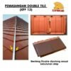 TERMURAH KANMURI KFF-13 GENTENG DOUBLE TILE NATURAL FULL FLAT - Image 2
