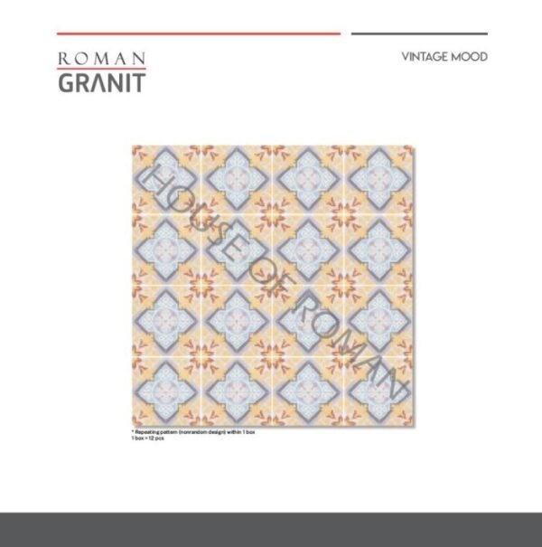 TERMURAH ROMAN GRANIT 30 X 30 GTA332722R DGAUDY FOGLIA - Image 4
