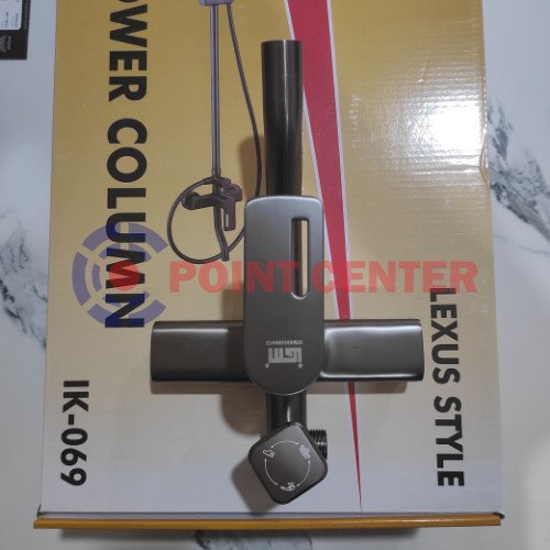 TERMURAH IGM IK 069 Kran Shower Set Column Gun Metal Lexus Grey Abu - Image 4