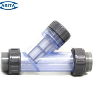 TERMURAH ARITA Y SEDIMENT STRAINER UPVC CONN SOCKET JIS MESH 20 2 inch