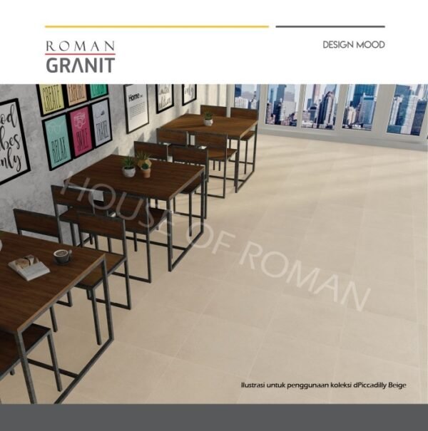 TERMURAH ROMAN GRANIT 60 X 60 GT602056R DPICCADILLY BEIGE - Image 2