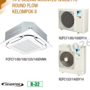 TERMURAH DAIKIN SCFC85DY-R CEILINGMOUNTED CASSETTE 3.5 PK