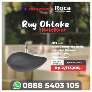 TERMURAH ROCA PROMO WASTAFEL DI ATAS MEJA RUY OHTAKE B3 ONYX 540 x 375