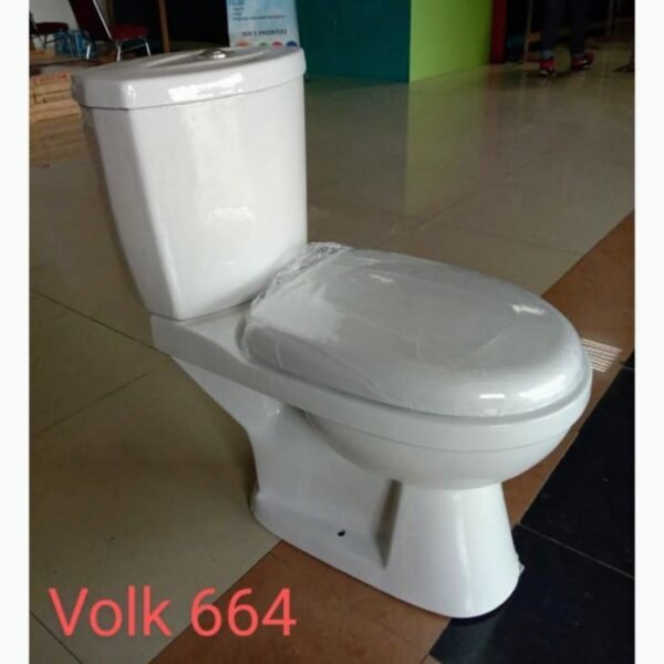 TERMURAH VOLK 664 KLOSET DUDUK TWO PIECE TOILET KAMAR MANDI MONOBLOK - Image 2