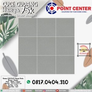 TERMURAH ROMAN KERAMIK 33,3 X 33,3 G367402 HAWAII PERLA