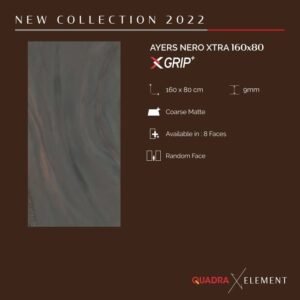 TERMURAH QUADRA GRANIT 160 X 80 BIG SIZE VAYERS NERO XTRA