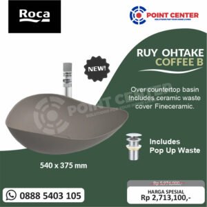 TERMURAH ROCA PROMO WASTAFEL DI ATAS MEJA RUY OHTAKE B2 COFFEE 375 MM
