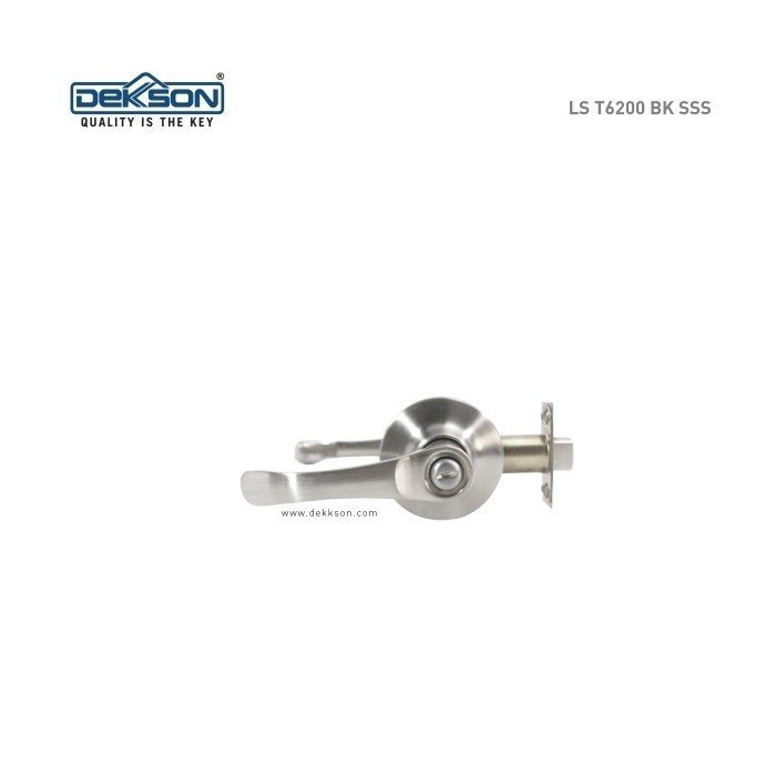 TERMURAH DEKKSON Lever Set Kunci Kamar Mandi LS T6200 BK SSS - Image 2