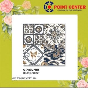 TERMURAH ROMAN GRANIT 30 X 30 GTA332711R DBATIK AMBA