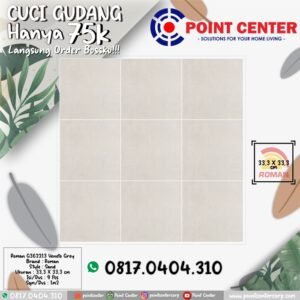 TERMURAH ROMAN KERAMIK 33,3 X 33,3 G362213 VENETO GREY