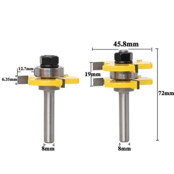 TERMURAH TAFFWARE JGZUI MATA BOR DRILL BIT 6.35MM 2PCS C3 - Image 2