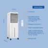 TERMURAH GREE GCA-ACOOL60 AIR COOLER 60 L PENYEJUK HUMIDIFIER - Image 3