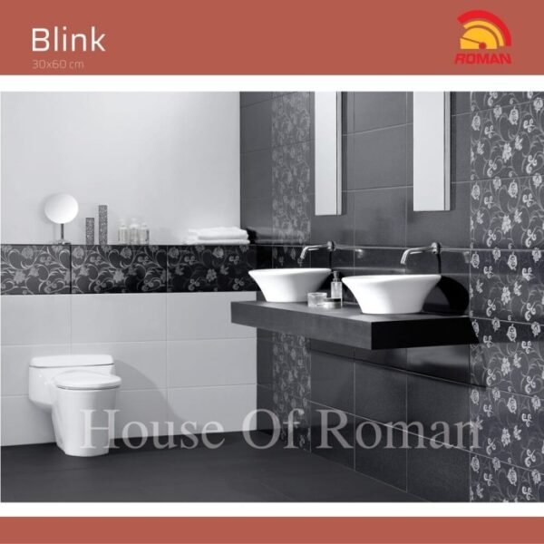 TERMURAH ROMAN INSERTO 30 X 60 I60C0009 BELEZZA BLACK GOL C - Image 2