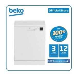 TERMURAH BEKO DVN04321W Mesin Pencuci Piring Free Standing Dishwasher