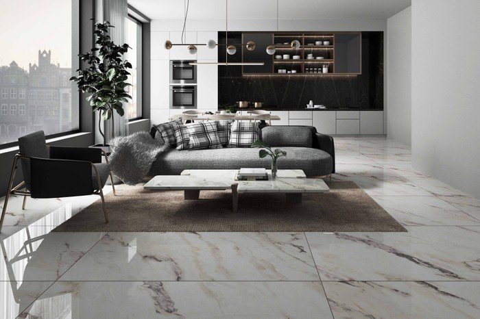 TERMURAH NIRO GRANIT 90 X 180 GRB02 BIG SLAB MARBLEOUS HIGLOSS POLISHE - Image 5