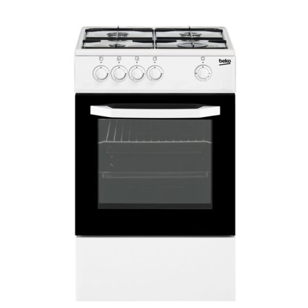 TERMURAH BEKO CSG 42009 DW OVEN 50CM Gas Cooker Putih - Image 2