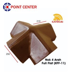 TERMURAH KANMURI KFF-11 GENTENG NOK EMPAT ARAH NATURAL FULL FLAT