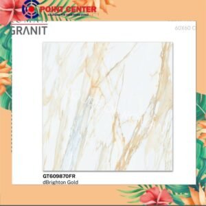 TERMURAH ROMAN GRANIT 60 X 60 GT609870FR DBRIGHTON GOLD (GLOSS)