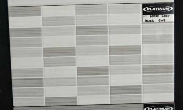 TERMURAH PLATINUM KERAMIK 25/40 ADORE GREY DÉCOR - Image 2