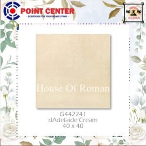 TERMURAH ROMAN KERAMIK 40 X 40 G442241 DADELAIDE CREAM GOL A