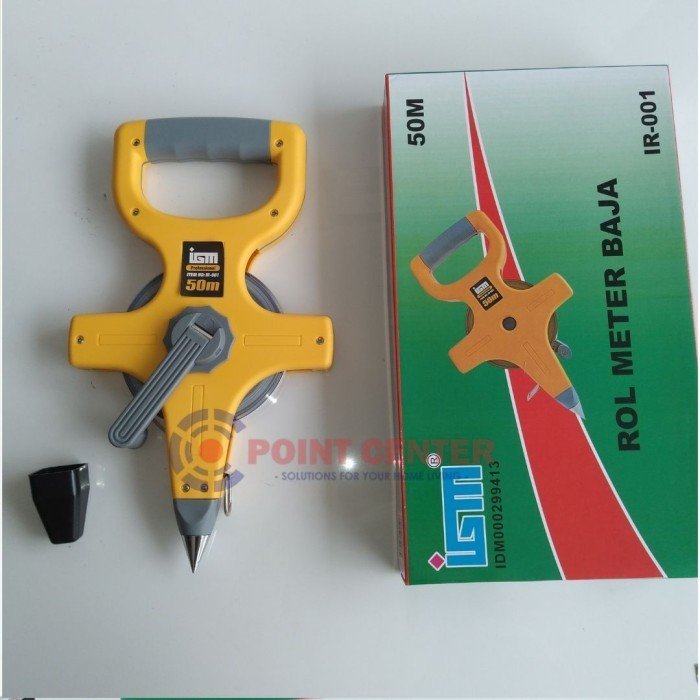 TERMURAH IR-001 METERAN TANAH TANCAP GULUNG METERAN FIBER 50M - Image 2