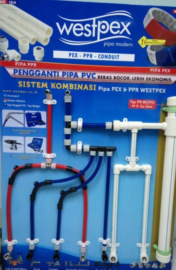 TERMURAH WESTPEX D20-16X3C (MANIFOLD 3/4"-1/2"X3 CABANG) FITTING PEX - Image 3