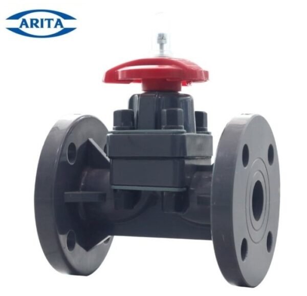 TERMURAH ARITA DIAPHRAGM VALVE UPVC FLANGE ARDIAP.UPVCJIS-100 4 inch