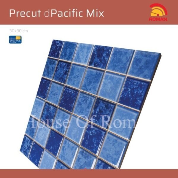 TERMURAH ROMAN KERAMIK PRE CUT 30 X 30 PWA33713 DPACIFIC MIX GOL B - Image 4